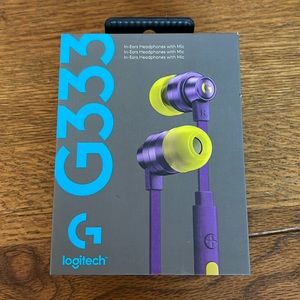 New. G333 Logitech headphones